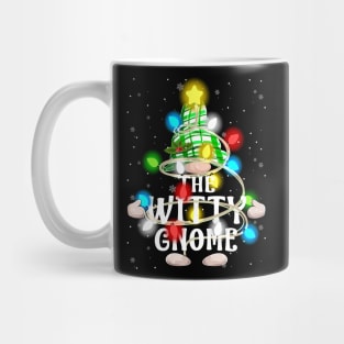 The Witty Gnome Christmas Matching Family Shirt Mug